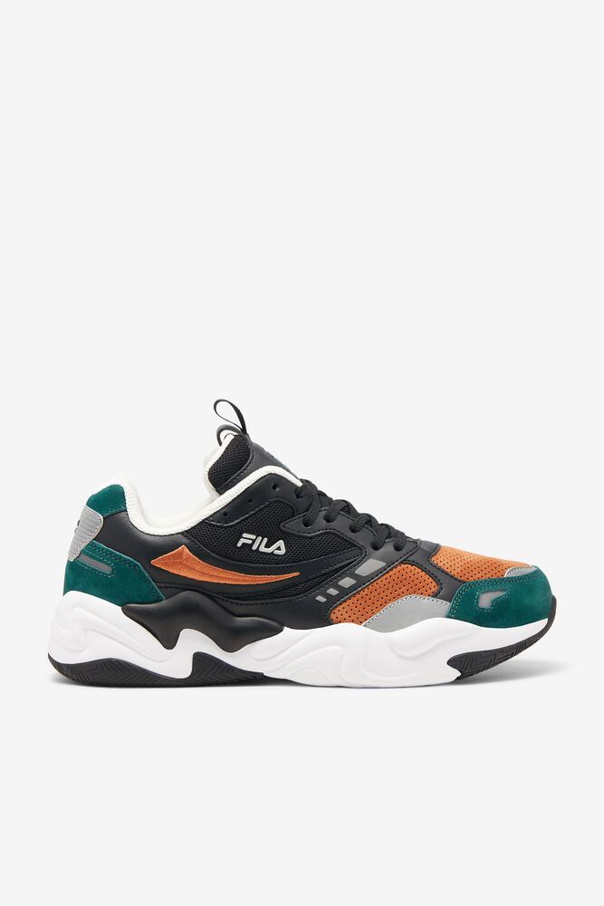 Fila Trainers Mens Black Sonicburst - Ireland 36095-KPDO